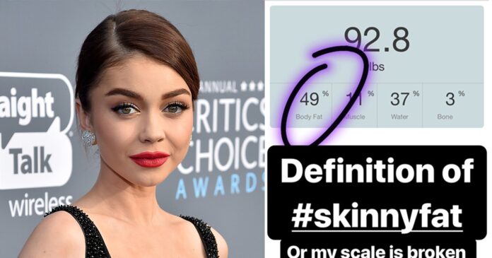 Sarah Hyland Weighs 92 Pounds and Has 49% Body Fat