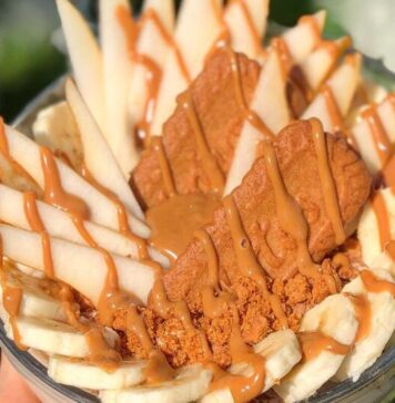 Spiced Pear Cookie Butter Proats | Nutrition Fit